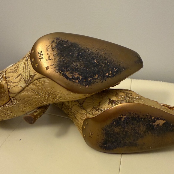 Dolce & Gabbana high heel pumps in Gold, Size 36.5 - Picture 5 of 9